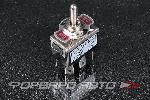 Тумблер 3 положения On-Off-On, 6 контактов, 12V 20A / 24V 15A DC ( с фиксацией) RACING ELECTRIC FE-A1783