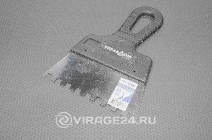 Шпатель 150мм фасад зуб 8*8 нерж УПРАВДОМ 053422-150-8
