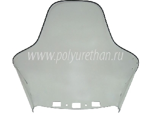 Стекло ветровое для снегохода BRP (Bombardier) Lynx Yeti V-800, (3мм, h=680мм) ПОЛИУРЕТАН 50-44-4063Pc