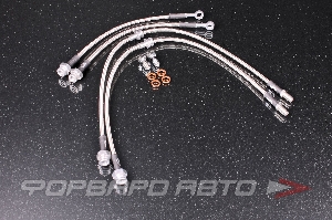 Шланги тормозные армированные NISSAN 200SX SILVIA S14 S15 SR20DET GOODRIDGE TNN0203-4P