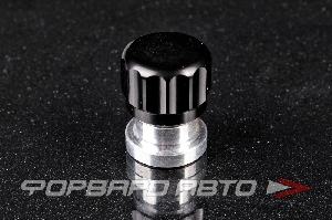 Горловина приварная алюминиевая универсальная 25 мм, черная EPMAN EPYXG200M10