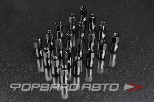 Гайки колесные М12*1,5мм, 20шт, алюминий, черный EPMAN TK-550NUTS-1.5