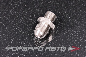 Фитинг AN6 - М12*1,0 мм, нержавеющая сталь AB88 