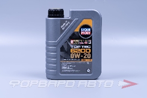 Масло моторное 0W20 1л, Top Tec 6200 Audi & VW-Group Longlife IV LIQUI MOLY 20787