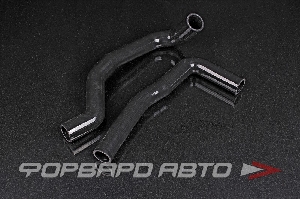 Патрубки радиатора силиконовые Toyota JZX100 1JZ-GTE AT, MT, черные FORA ASHK65 BC