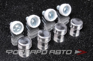 Болты крепления номера декоративн. нерж.сталь (4 шт) антивандальный ЛАДЬЯ 125.00.01вб