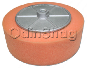 Круг полировальный d=150мм на резьбе М14 оранжевый ПРАКТИКА 038-555