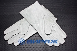 Краги сварщика 5-ти палые спилковые <> Т10