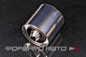 Пламегаситель 100*100 (воронка)  круглый универсальный коллекторный EuroEx 100100V