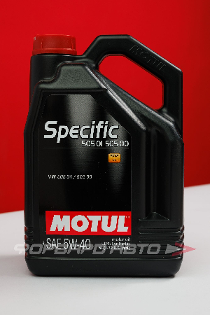 Масло моторное 5W40 5л, SPECIFIC VW 502.00/505.00/505.01, A3/B4/С3 MOTUL 101575