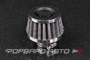 Фильтр вентиляции картерных газов, D=16 мм., конус, серый  1108_silver