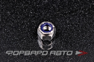 Гайка шестигранная 5/16" - 18 UNC с нейлоновым кольцом, нерж. сталь А2 DIN985 <> 00054656