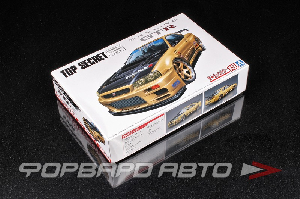 Сборная модель Nissan Skyline BNR34, GT-R, Top Secret, '02 AOSHIMA 05984