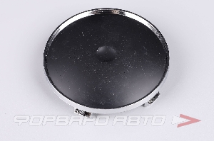 Колпачок ступицы для литых дисков D64/69мм, хром с буртом+центр, h5-10мм <> US-02