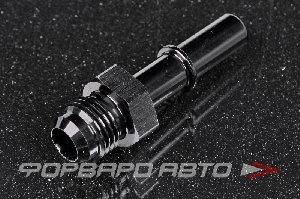 Фитинг AN6 - 3/8" для подключения к быстросъему, черный AB88 