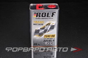 Масло трансмиссионное 75W90 4л, Transmission plus GL-4/5 ROLF 322283