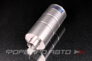 Глушитель Вход/Выход = 63 мм Длина = 300 мм, Диаметр 140 мм, титан FORWARD RACING 