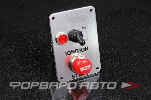 Панель управления, 1 тумблер 2 положения, индикатор, кнопка запуск двигателя, 12V RACING ELECTRIC FE-RP010031R