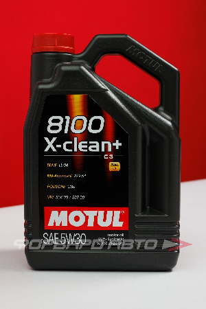 Масло моторное 5W30 5л, X-CLEAN+ 8100 C3 MOTUL 111684