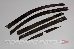 Дефлекторы окон KIA Sorento 2009-2020 6 шт. Strelka11 2D050.S11
