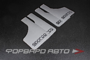 Брызговики универсальные, малые, серые, 4шт. SPARCO 