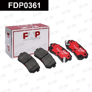 Колодки тормозные FAP FDP0361