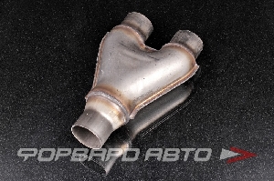 Тройник выхлопной системы Y-pipe 55 - 55/55 * 250мм нержавеющая сталь EPMAN EPEXY2210Y