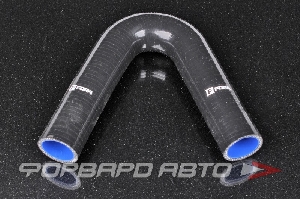 Патрубок силиконовый 35 мм, 135°, L=150*150 мм, 4 слоя армировки, чёрный FORA ASHU03-135-35