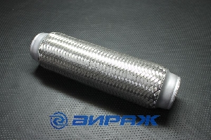 Гофра глушителя 52*262, двойная оплетка SENIOR 