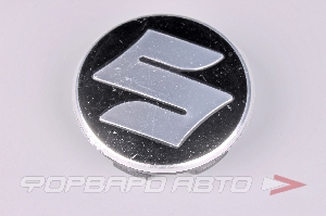 Колпачок ступицы для литых дисков Suzuki, D55/60мм, Black/silver Save Car 18_60 ммS_ST_G Racing