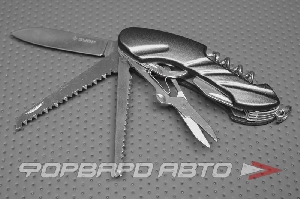 Нож складной 12 в 1 многофункциональный, металлическая рукоятка  