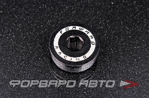 Заглушка блока М30*1, SR20, черная FORWARD RACING FENSR006