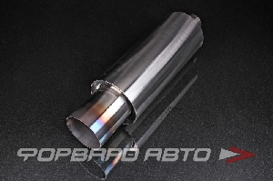 Глушитель Вход = 64 мм Выход = 110 мм Длина = 580 мм "Drag Pro" обоженный PROSPORT RS-01648