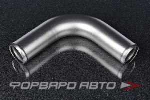 Патрубок алюминиевый 51 мм 90 градусов серый-титан AUTOBAHN88 