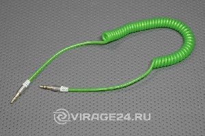 Шнур 3,5мм "шт"- 3,5мм "шт" стерео, витой 1м  