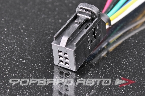 Разъем 6-ти контактный кнопки Старт-Стоп (с проводами) CARGEN AX6416