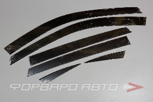 Дефлекторы окон Mazda CX5 2017- 6 шт. Strelka11 2D011.S11