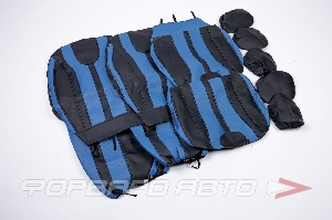 Чехлы на сиденья, универсальные (11предметов, 5 подголовников) "MINISOTA" PANDORA MIN 1105