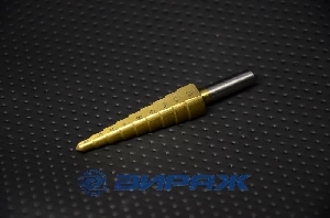 Сверло ступенчатое по металлу от 4 до 12 мм <> 774-474 / CTM-50704012