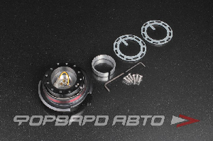 Адаптер для рулевого колеса быстросъемный Black Body + Red Rings NRG SRK-290BK-BK/RD