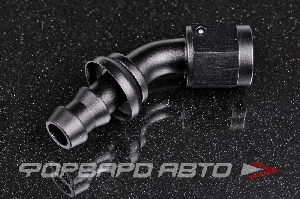 Купить Фитинг AN6 45° под шланг 9,5 мм, Push Lock AB88  Фитинг AN6 45° под шланг 9,5 мм, Push Lock AB88