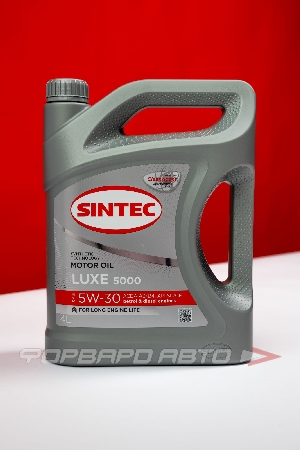 Масло моторное 5W30 4л, LUXE 5000 SL/CF (п/с) SINTEC 600245