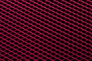 Сетка для бампера/радиатора DIAMOND 1200*300 мм, ромбик - 12 мм, красная PROSPORT RS-01413