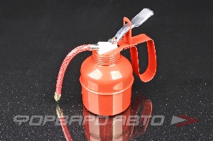 Маслёнка рычажная стальная 300мл, с гибким наконечником АВТОДЕЛО 42130