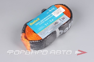 Трос буксировочный 5т, 5м (55мм) динамический (стропа рывковая) DOLLEX TD-055