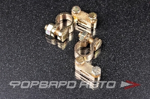 Клемма аккумуляторная "±" (латунь) AUTOVIRAZH AV010010