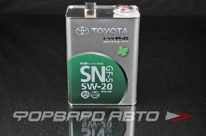 Масло моторное 5W20 4л SN/GF-5 TOYOTA 08880-10605