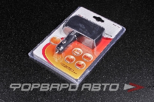 Разветвитель прикуривателя на 2гнезда, с 2-мя USB-пор PHANTOM PH2152