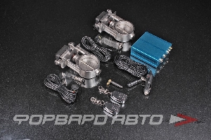 Заслонки для выхлопной системы с раздвоенным выходом 63 мм (2,5") Электронные, 2 заслонки + блок управления + 2 пульта EPMAN EP-CUT001A25D-DZ