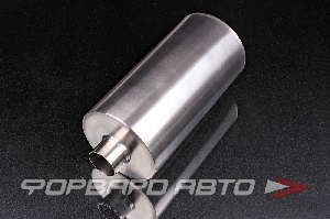 Глушитель Вход = 63 мм Выход = 76 мм Длина = 450 мм, Диаметр = 180 мм, титан FORA TITANIUM GW-RF-EM003